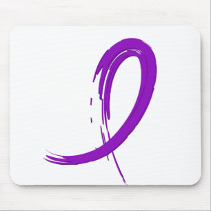 Das lila Band A4 des pankreatischen Krebses Mousepad