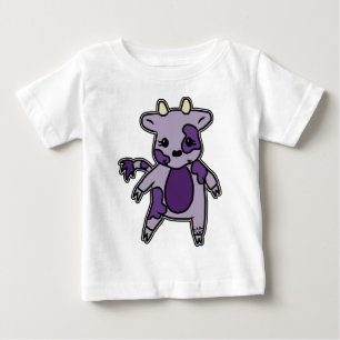 Das lila MOO Baby T-shirt