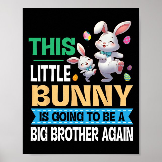 Das Lil'Bunny zu tanzen wird ein großer Broth sein Poster (Vorne)