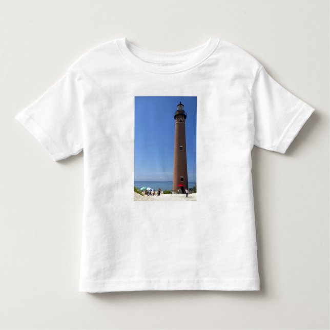 Das Little Sable Point Light am Lake Michigan Kleinkind T-shirt (Vorderseite)