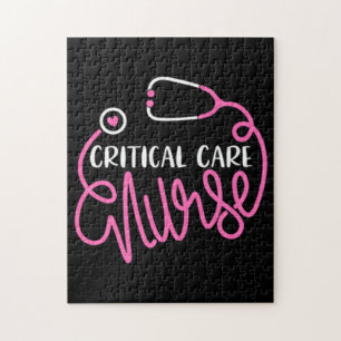 Das Logo "Critical Care Nurse" für kritische Pfleg Puzzle
