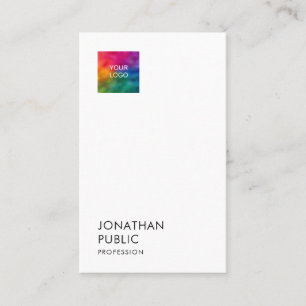 Das Logo der benutzerdefinierten Add-Business Comp Visitenkarte