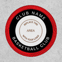 Das Logo des Basketball Clubs ist vollständig anpa