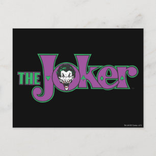 Das Logo des Jokers Postkarte