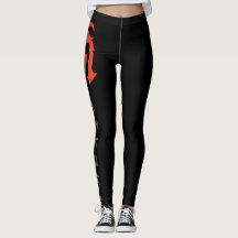 Das Logo-Druck-Leggings der Frauen