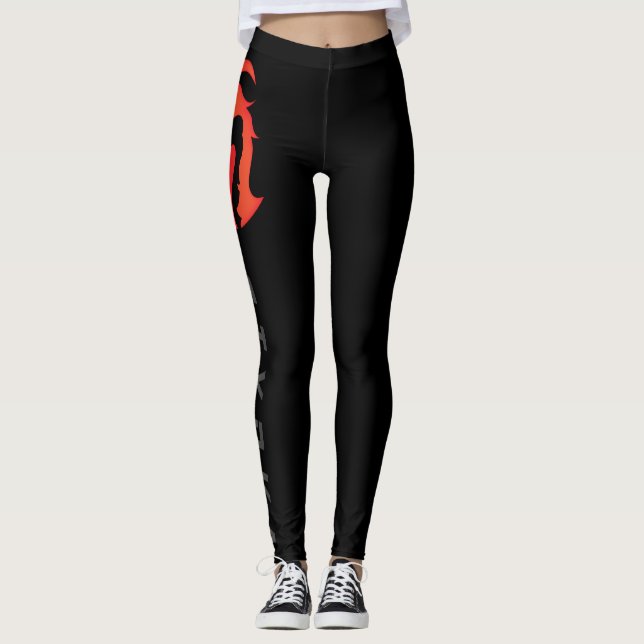 Das Logo-Druck-Leggings der Frauen Leggings (Vorderseite)