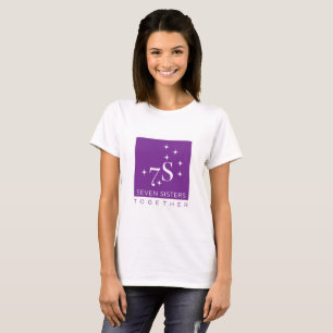 Das Logo-Front sieben Schwester-zusammen Frauen T-Shirt