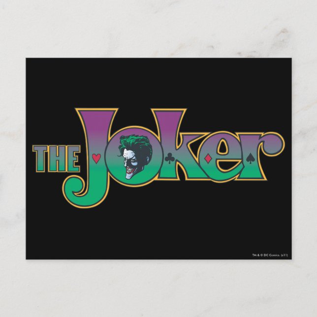 Das Logo für den Joker Postkarte (Vorderseite)