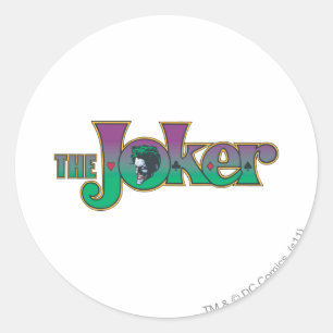 Das Logo für den Joker Runder Aufkleber