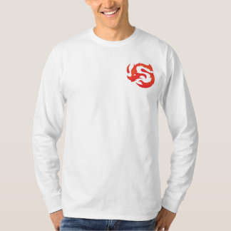 Das Logo Henley der Männer T-Shirt