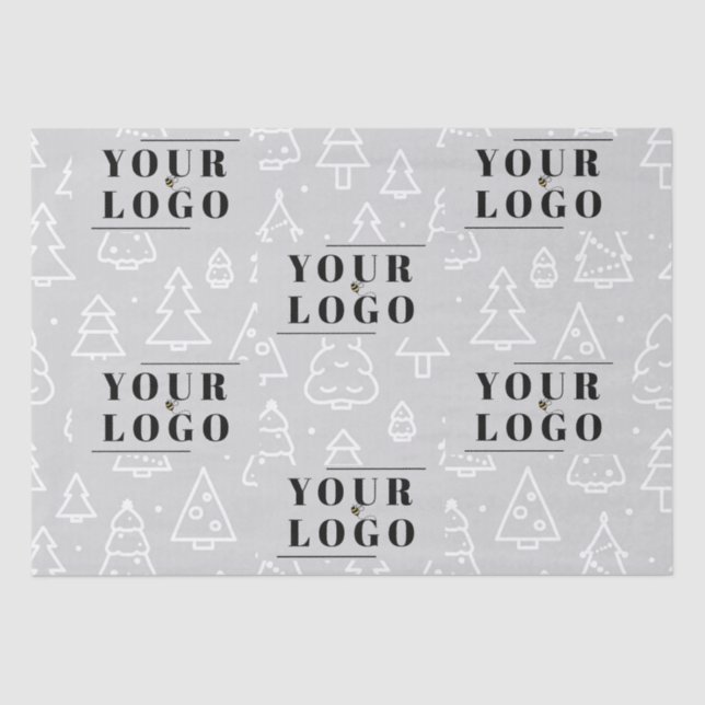 Das Logo Ihres Unternehmens für Weihnachtsbaum Seidenpapier (Vorderseite)