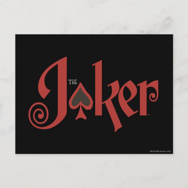 Das Logo "Joker spielen" Postkarte (Vorderseite)