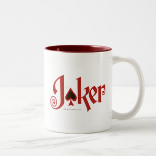 Das Logo "Joker spielen" Zweifarbige Tasse