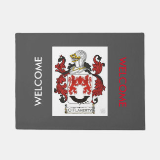 Das Logo O'Flaherty Clans Fußmatte