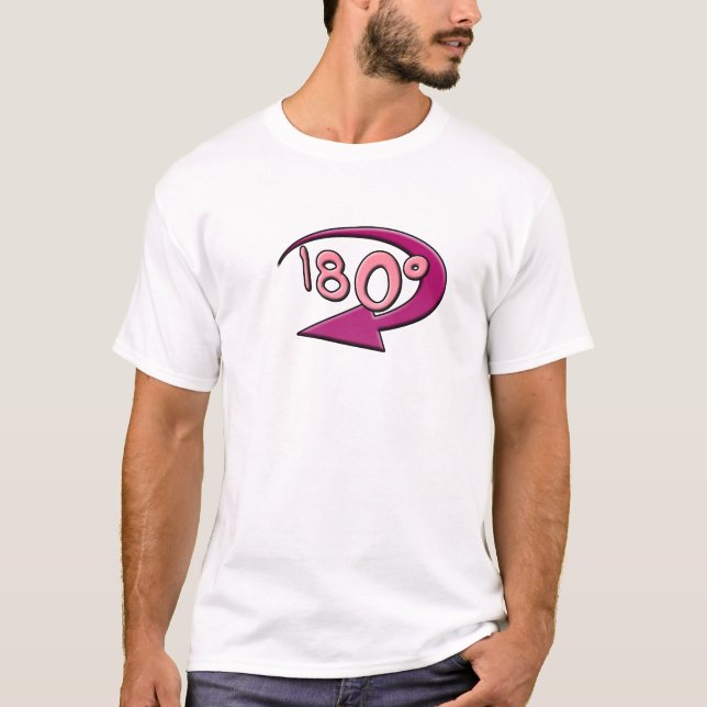 Das Logo-T-Shirt des Mann-180Degree T-Shirt (Vorderseite)
