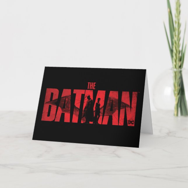 Das Logo von Batman & Catwoman Karte (Vorderseite)