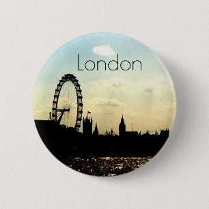 Das London-Augen-Abzeichen Button