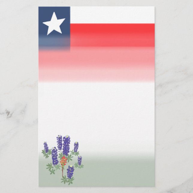 Das Lone Star Staat (individualisierbare Schreibwa Briefpapier (Vorderseite)