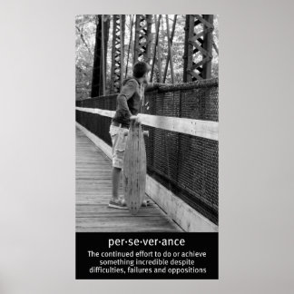 Das Longboard-Ausdauerangebot Poster