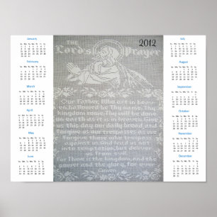Das Lord's Prayer 2012 Calendar Poster