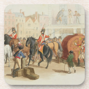 Das Lotterie-Rad, graviert vom Künstler, 1805 (a Getränkeuntersetzer