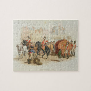Das Lotterie-Rad, graviert vom Künstler, 1805 (a Puzzle