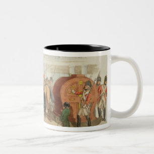 Das Lotterie-Rad, graviert vom Künstler, 1805 (a Zweifarbige Tasse