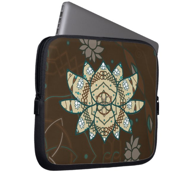 Das Lotus-Laptop-Gehäuse Laptopschutzhülle (Vorne Rechts)