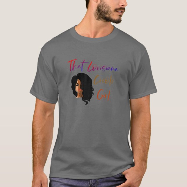 Das Louisiana Creole Girl T-Shirt (Vorderseite)