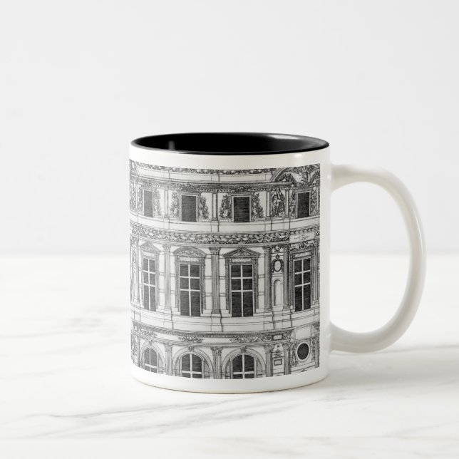 Das Louvre Zweifarbige Tasse (Rechts)