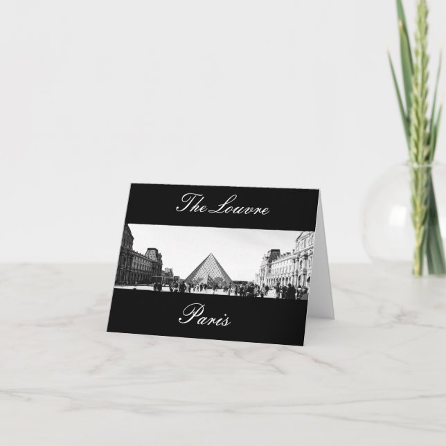 Das Louvremuseum, Paris ~ Notecards Karte (Vorderseite)