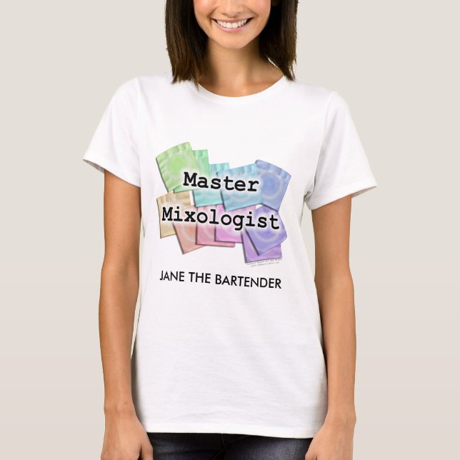 Das lt Tees - VorlagenMixologist der Frauen (Vorderseite)
