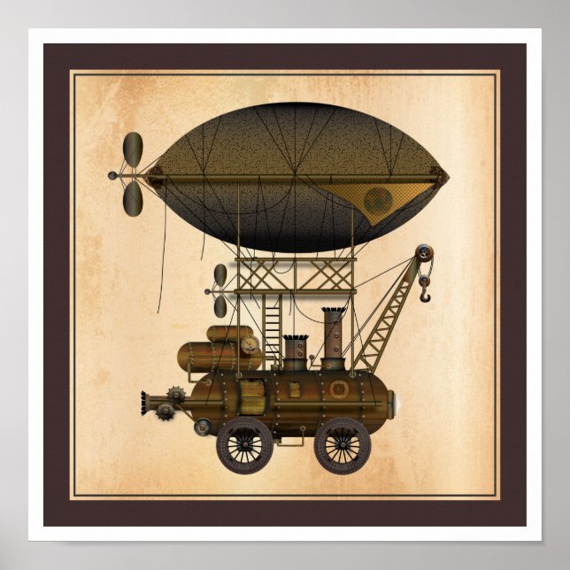 Das Luftschiff Douglas Industrial Flying Machine Poster (Vorne)