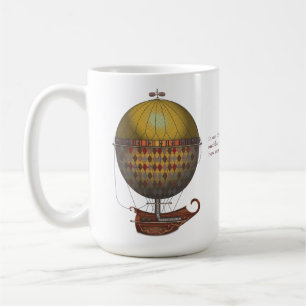 Das Luftschiff Nautisme Steampunk-Flugmaschine Tasse