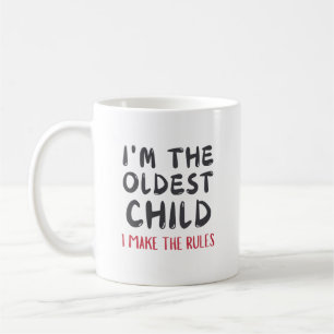 Das lustige älteste Kind mache ich Regeln Kaffeetasse