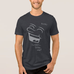 "Das lustigste... Ding... jemals!" Personalisierba Tri-Blend Shirt