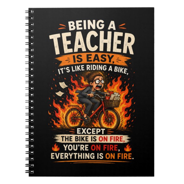Das lustigste Lehrergeschenk überhaupt! 🍎🔥 Notizblock (Vorderseite)