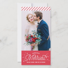 Das lustigste Weihnachts-Typografie-Foto Weihnacht Feiertagskarte