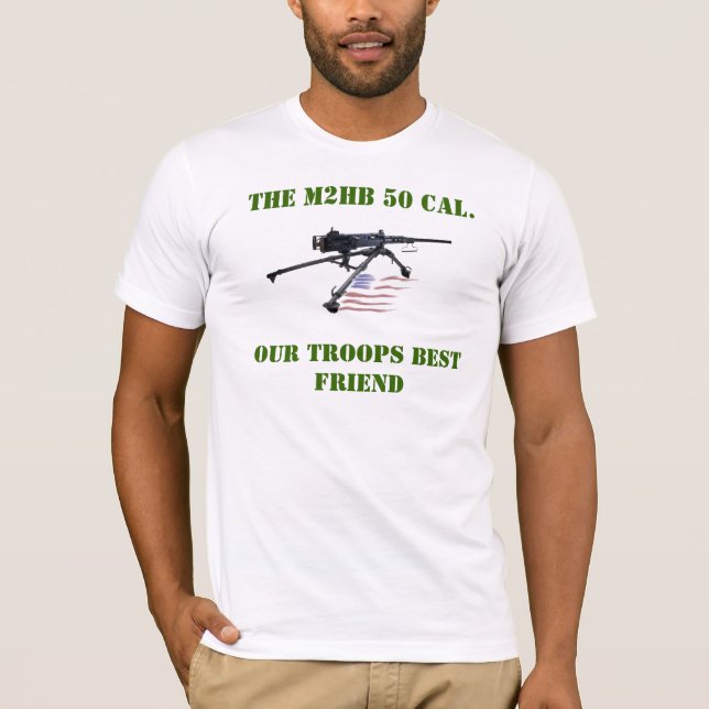 Das M2HB 50 cal T-Shirt (Vorderseite)