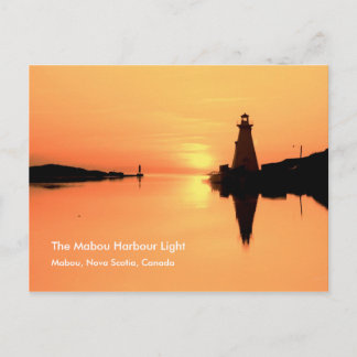 Das Mabou Harbour Light, Mabou N.S. Postkarte