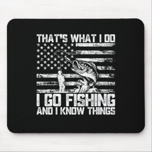 Das mache ich beim Angeln, und ich weiß, was passi Mousepad