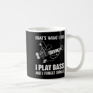 Das machen Bassisten und vergessen Dinge Kaffeetasse
