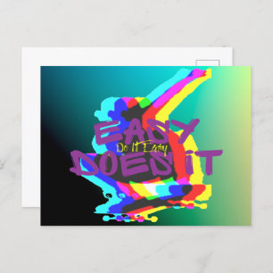 Das macht es einfach postkarte