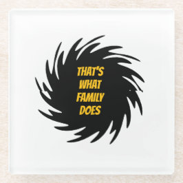 Das macht Familie Glasuntersetzer