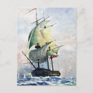 Das mächtige Schiff - Postkarte