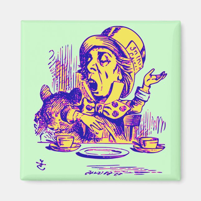 Das Mad Hatter - Alice im Wunderland Magnet (Vorne)