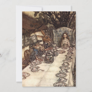 Das Mad Hatter Tea Party von Arthur Rackham