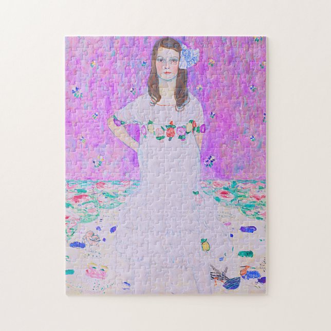 Das Mäda Primavesi-Gemälde von Gustav Klimt Puzzle (Vertikal)