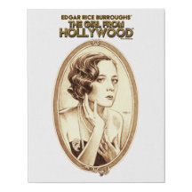 Das Mädchen aus Hollywood Art Print