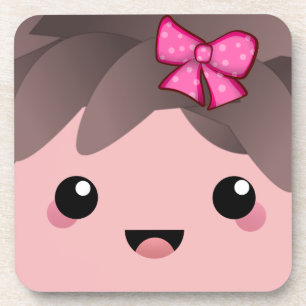 Das Mädchen   Baby Girl Gender Reveal Getränkeuntersetzer